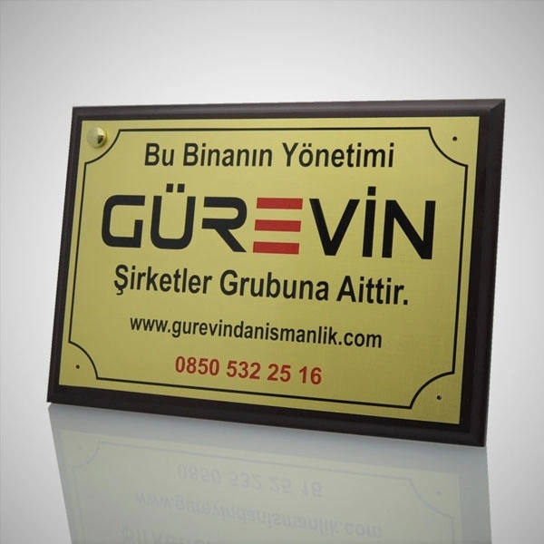 Ankara Pirinç Etiket örneği