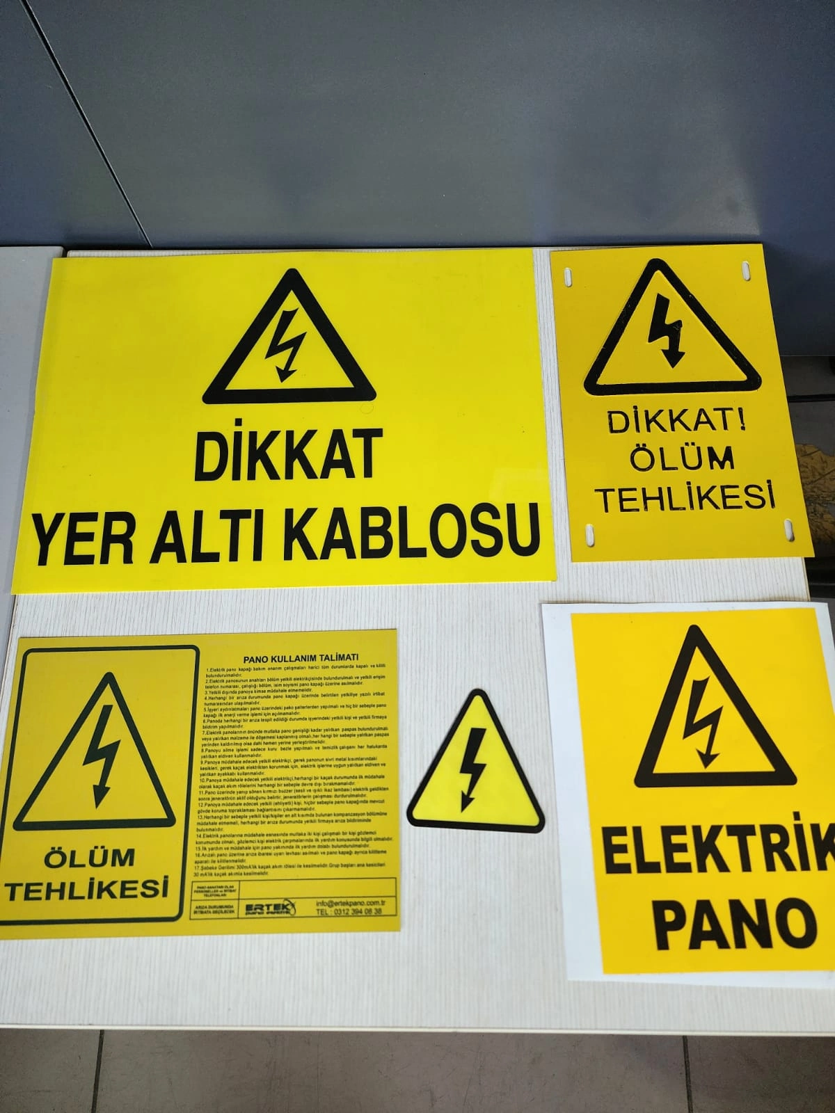 Ankara GES Solar Etiket örneği