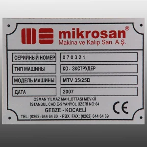 Asit İndirme Etiket