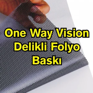 One Way Vision Cam Giydirme