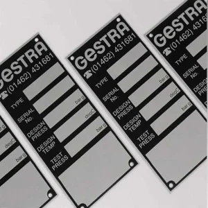 Serigrafi Metal Etiket